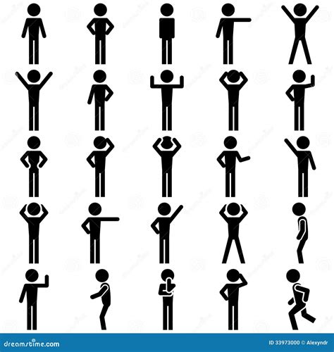 stick figure positions|Stick Figure Poses Drawings stock illustrations